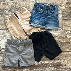 Cat & Jack Kids Shorts Set - Black, Gray, Tan, and Blue